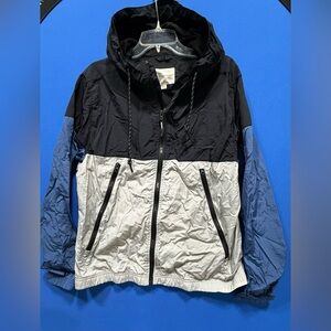 Aeropostale black, grey and blue Windbreaker